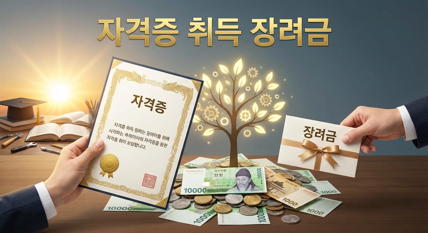 자격증 취득장려금, 아직도 몰랐다면 손해! 신청 조건부터 지역별 차이까지 완전 정리 ✅