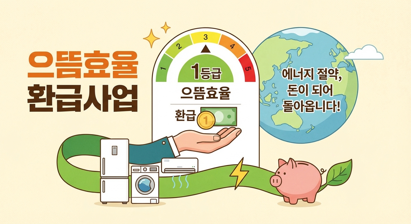 2026 으뜸효율 가전제품 환급사업 마감 임박! 최대 30만원 돌려받는 방법 총정리 💸